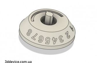 3D model of a custom switch