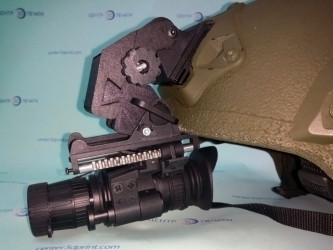 3D printed mount for night vision device modeled and printed by 3DDevice.