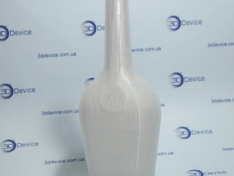 3D printed bottle prototype from PLA plastic by 3DDevice for quick testing.