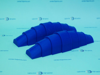 3D printed architectural layout element by 3DDevice for scale models.