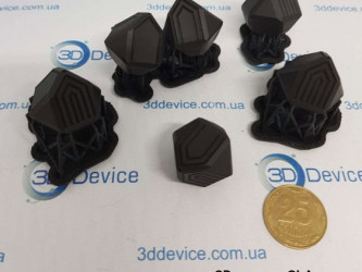 3D printed parts on Formlabs Form 2 with Black Resin by 3DDevice.