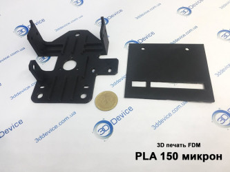 3D printed PLA parts with 150 microns layer height by 3DDevice for engineering.