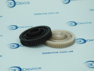 3D-printed gears for repair and restoration by 3DDevice.