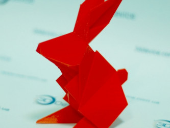 3D-printed toys in origami style from 3DDevice.