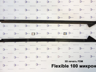 3D-printed flexible parts at 100 microns resolution by 3DDevice.
