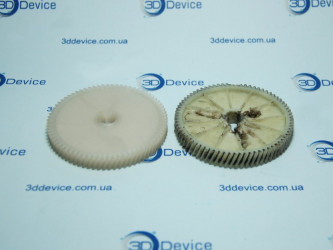 3D-printed gears for old printer repair by 3DDevice.