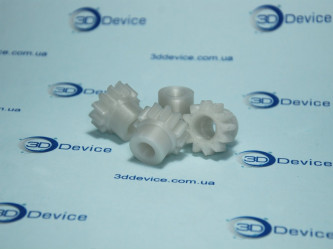 3D-printed gears for engineering prototypes by 3DDevice.