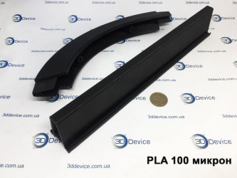 3DDevice printed large items with PLA 100 micron. Custom industrial parts, automotive components.