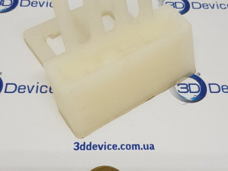 3D-printed FDM part, 150 micron PLA, by 3DDevice for a prototype.