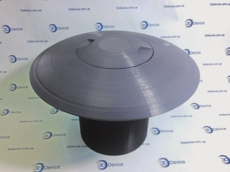 3D-printed bollard prototype from customer's drawing by 3DDevice.