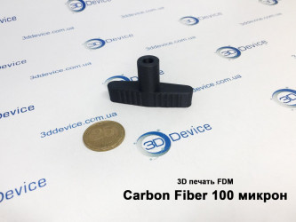 Carbon fiber mount 3D-printed with FDM technology by 3DDevice.