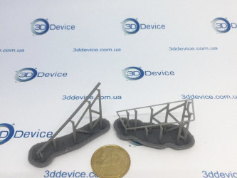 High-detail SLA 3D-printed car model prototype, precise and smooth surface by 3DDevice.