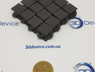 3D printed interlocking modular tiles for prototyping. 3DDevice Fuse technology sample.