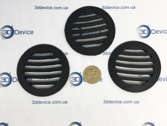 FDM 3D printed automotive vent grille parts. 3DDevice custom auto parts printing.