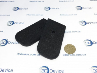 Black PLA substrate printed with FDM technology. 3DDevice professional 3D printing service.