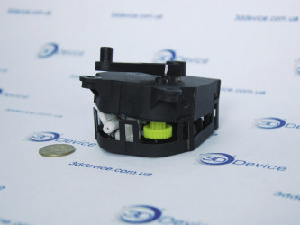 Finished 3D printed gear for mechanism by 3DDevice. FDM technology prototyping services.