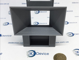 High-precision SLA 3D printed small component prototype. 3DDevice fine detail printing service.