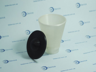 3D printed custom coffee machine hopper for industrial use. Prototyping and manufacturing service by 3DDevice.