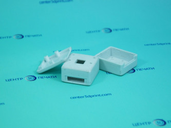 Custom ABS 3D printed electronics enclosure prototype. Durable custom housing service by 3DDevice.