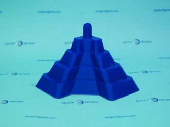 3D printed model of Kukulkan Pyramid (Chichén Itzá). Educational layout and prototyping service by 3DDevice.