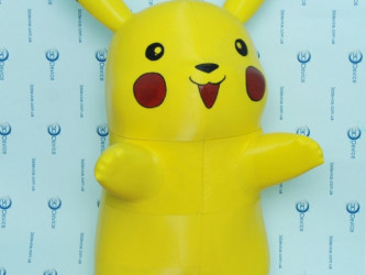 3D printed Pikachu figurine from Pokemon Go FDM model. Custom collectible and 3DDevice souvenir service.