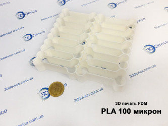FDM 3D printed modular parts (PLA, 100 microns). Technical components and prototyping service by 3DDevice: 3ddevice.com.ua.