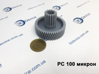 Durable Polycarbonate FDM 3D printed gears. High-strength mechanical parts and expert service by 3DDevice.