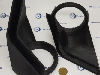 FDM 3D printed Polycarbonate parts for high-strength application. Engineering prototype service on Klema 250Pro by 3DDevice.