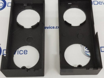 FDM 3D printed replacement battery holders (Co-pet). Part restoration service on Klema 180 by 3DDevice: 3ddevice.com.ua.