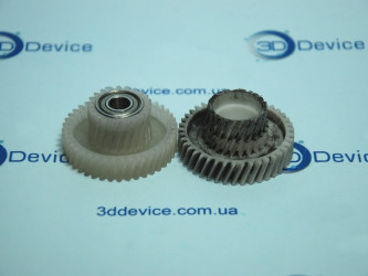 3D printing service for restoring a broken gear. Precision modeling and manufacturing of durable mechanical spare parts by 3DDevice.