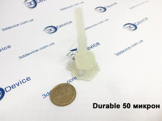 SLA 3D printed precision screws/fasteners (50 microns). High-resolution functional component production service by 3DDevice: 3ddevice.com.ua.