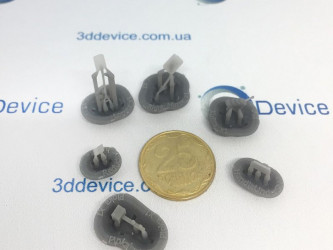 High-resolution SLA 3DDevice toy car parts printed on Formlabs Form 2.
