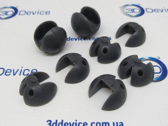 SLA printed parts, photopolymer resin