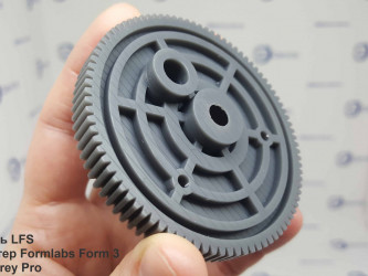 3DDevice printed car part, Formlabs Grey Pro resin.