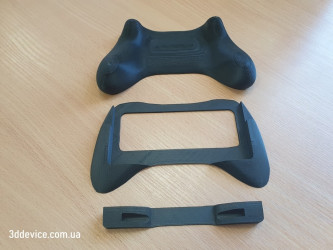 3D printed ergonomic grip for Nintendo 3DS XL/LL console