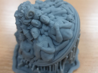 3D-designed SLA model for customer