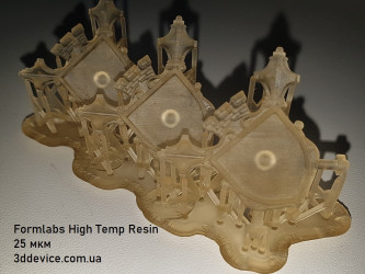3D printed high temp resin parts, heat-resistant prototypes