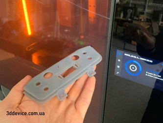 3D printed part with Formlabs Tough resin, prototype on a resin printer