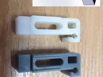 3D modeling and LFS printing of a custom mount