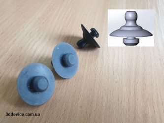 3D printed clips for dishwasher access panel or kick plate