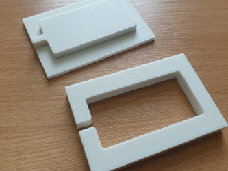 3D-printed Philips Hue dimmer switch holder from 3DDevice.