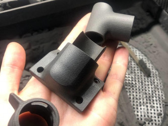 Polished 3D printed SLS parts, Formlabs Fuse 1+ 30W