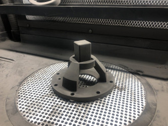 SLS 3D printed mechanical part by 3DDevice for machinery.
