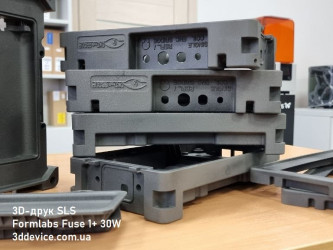 SLS 3D printed housing prototypes from the Formlabs Fuse 1+ 30W printer