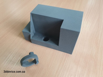 SLS 3D printed part by 3DDevice for a 3D printer spool holder.