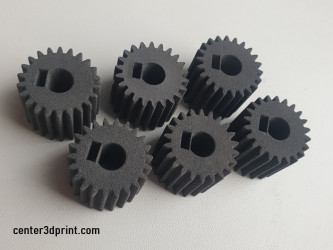 3D printed SLS gears for machinery and mechanical devices by 3DDevice.