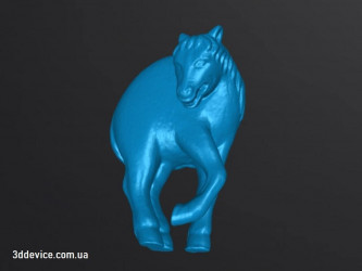 3D-скан статуетки коня