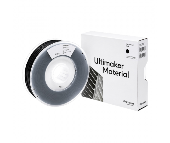 PLA пластик UltiMaker 2.85 мм 0.75 кг Черный