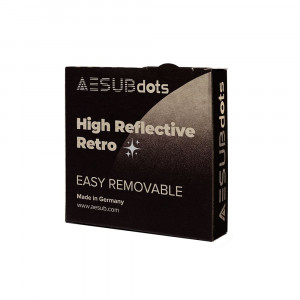 AESUB Мітки для 3D сканування AESUBdots high reflective retro easy, 12мм 1,500 шт