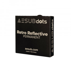 AESUB Мітки для 3D сканування AESUBdots high reflective retro permanent, 3мм 3000 шт